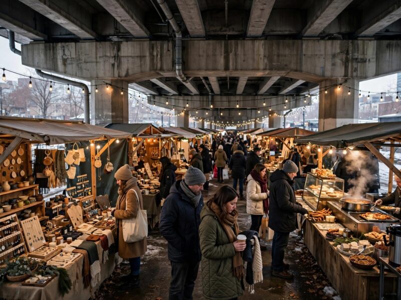 Toronto Art Crawl Christmas Market Returns to The Bentway Nov 7