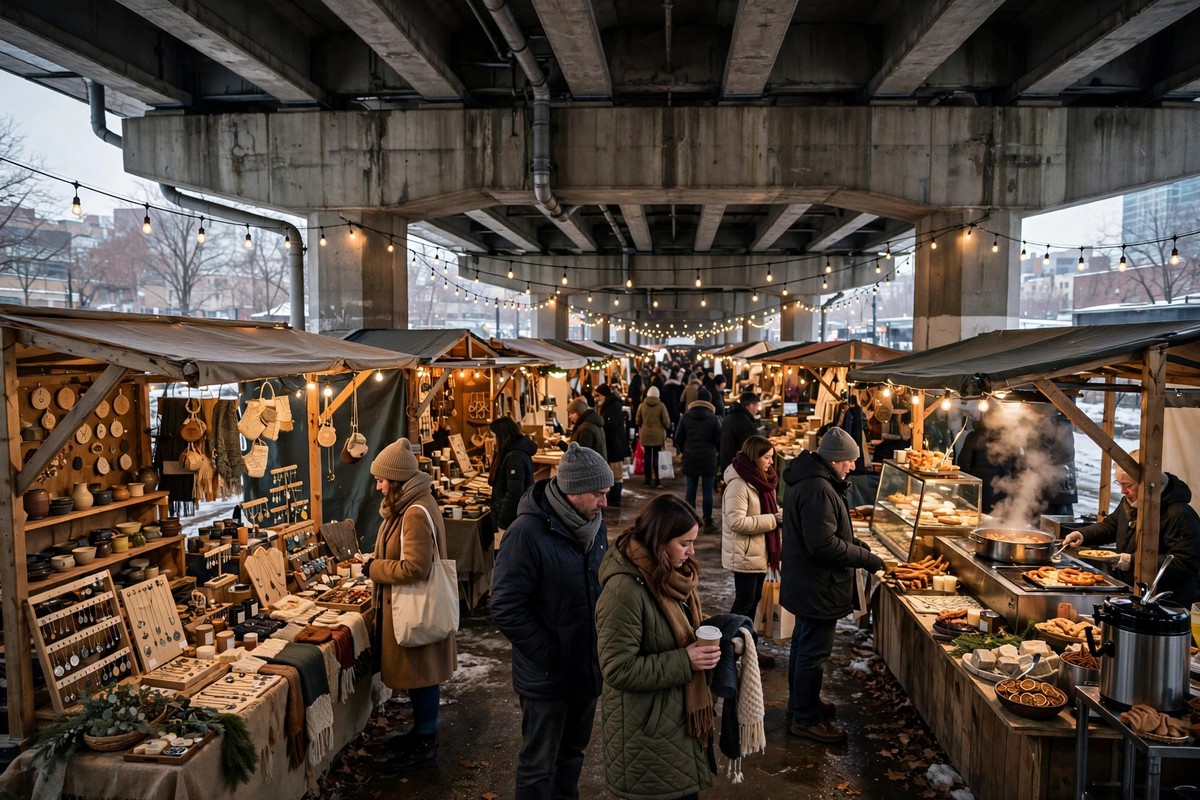 Toronto Art Crawl Christmas Market Returns to The Bentway Nov 7