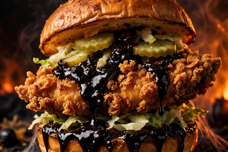 DL Chicken Halloween sando Trevor Henderson Toronto
