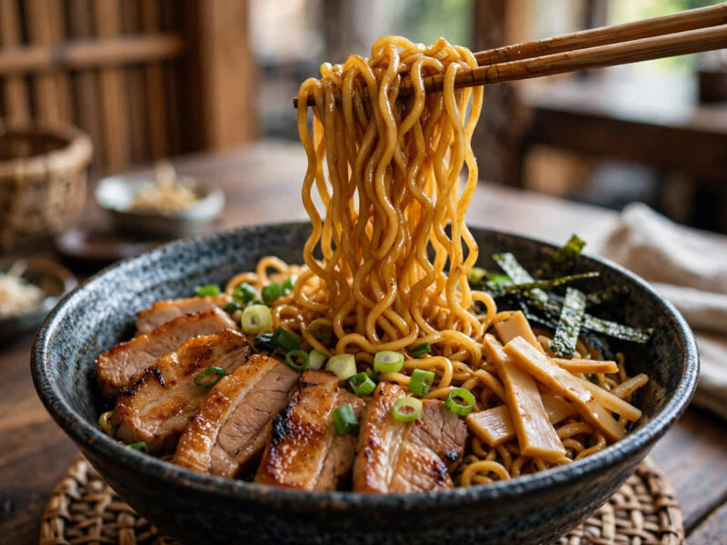 No Broth, All Flavour: Kajiken Brings Abura Soba to 214 Queen St W