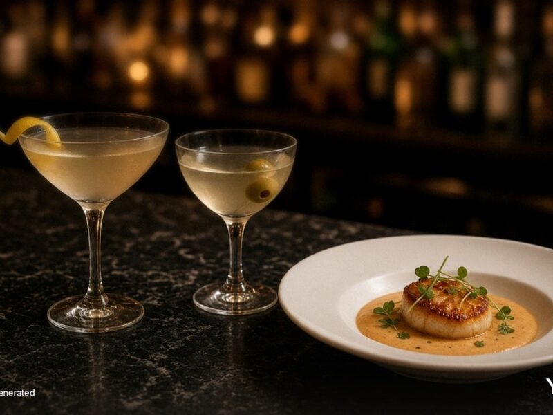 The Moon Martini Bar & Restaurant, Gastown: Fermentation-Led Cooking and a Lobby Martini Bar