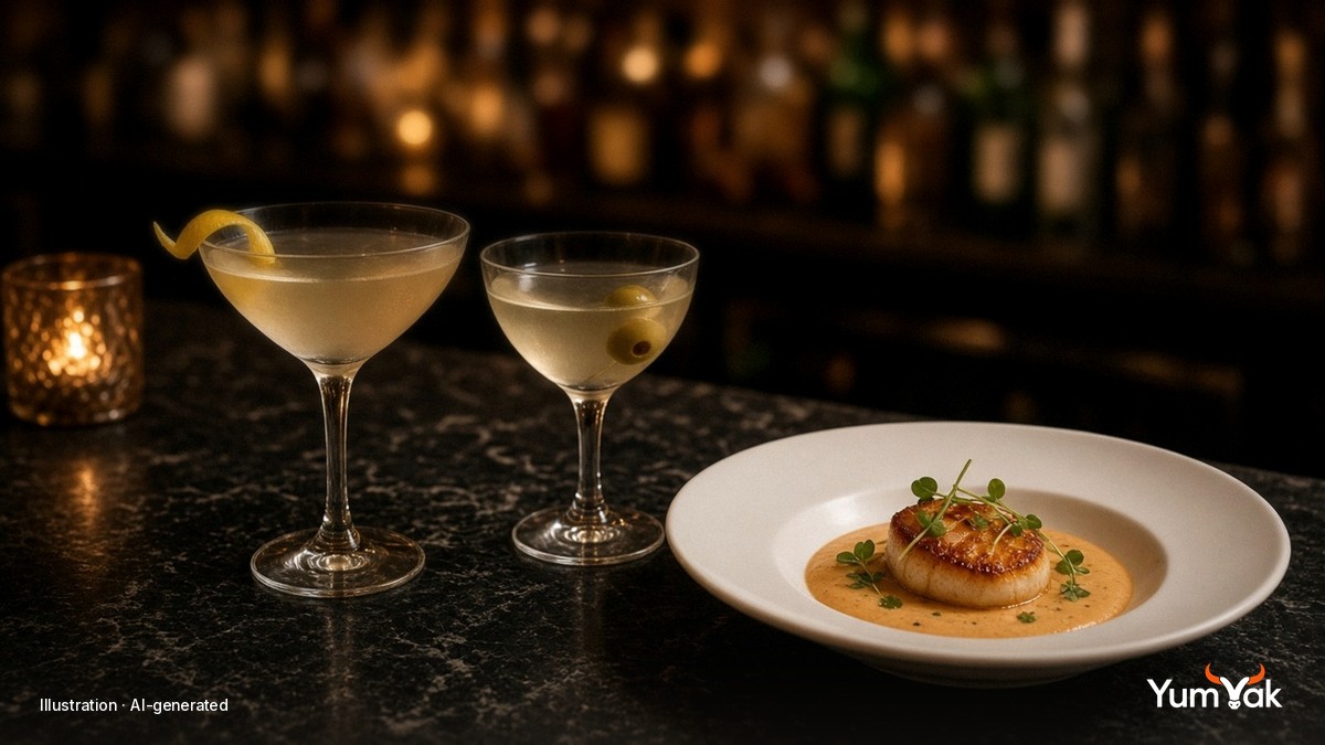 The Moon Martini Bar & Restaurant, Gastown: Fermentation-Led Cooking and a Lobby Martini Bar