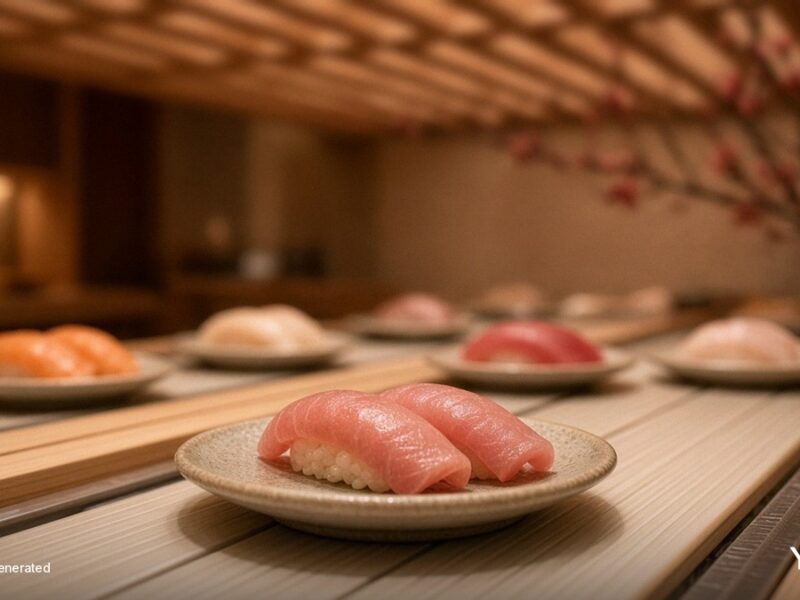 Zumi Revolving Sushi Bar, Vancouver: Kaiten Sushi on Alberni Street